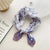 Women's Sweet Flower Cotton And Linen Printing Cotton Linen Scarves