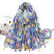 Women's Sweet Flower Cotton And Linen Tassel Cotton Linen Scarves