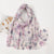 Women's Sweet Flower Cotton And Linen Tassel Cotton Linen Scarves