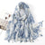 Women's Sweet Flower Cotton And Linen Tassel Cotton Linen Scarves