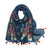 Women's Sweet Flower Cotton And Linen Tassel Cotton Linen Scarves