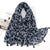 Women's Sweet Flower Cotton And Linen Tassel Cotton Linen Scarves