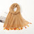 Women's Sweet Flower Cotton And Linen Tassel Cotton Linen Scarves