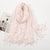 Women's Sweet Flower Cotton And Linen Tassel Silk Scarves