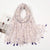 Women's Sweet Flower Cotton And Linen Tassel Silk Scarves