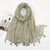 Women's Sweet Flower Cotton And Linen Tassel Silk Scarves