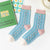 Women's Sweet Flower Cotton Crew Socks A Pair