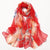 Women's Sweet Flower Georgette Silk Scarves