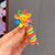 Women's Sweet Flower Plastic Hair Tie