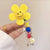 Women's Sweet Flower Plastic Hair Tie