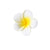 Women's Sweet Flower Plastic Metal Inlay Pearl Hair Clip