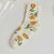 Women's Sweet Flower Polyester Cotton Crew Socks A Pair