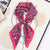 Women's Sweet Flower South Korean Satin Silk Scarves