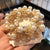 Women's Sweet Geometric Artificial Pearl Beaded Inlay Rhinestones Hair Tie