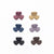 Women's Sweet Geometric Bow Knot Plastic Resin Stoving Varnish Hair Claws