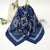 Women's Sweet Geometric Satin Printing Silk Scarves