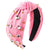 Women's Sweet Heart Shape Imitation Pearl Cloth Glass Drill Inlay Glass Drill Pearl Hair Band