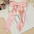 Women's Sweet Korean Style Bow Knot Cloth Polyester Hair Clip