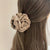 Women's Sweet Korean Style Rose Flower Cloth Hair Claws