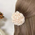 Women's Sweet Korean Style Rose Flower Cloth Hair Claws