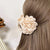 Women's Sweet Korean Style Rose Flower Cloth Hair Claws