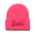 Women's Sweet Letter Embroidery Eaveless Wool Cap