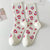 Women's Sweet Letter Heart Shape Cotton Crew Socks A Pair