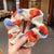 Women's Sweet Pastoral Flower Cloth Hair Tie