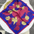 Women's Sweet Pastoral Flower Satin Printing Silk Scarf