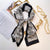 Women's Sweet Pastoral Round Letter Flower Polyester Printing Silk Scarf