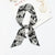 Women's Sweet Polka Dots Heart Shape Satin Printing Silk Scarves