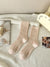 Women's Sweet Polka Dots Polyester Crew Socks A Pair