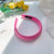 Women's Sweet Roman Style Artistic Solid Color Cloth Sponge Hair Band