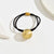 Women's Sweet Round Heart Shape Alloy Plating Hair Tie