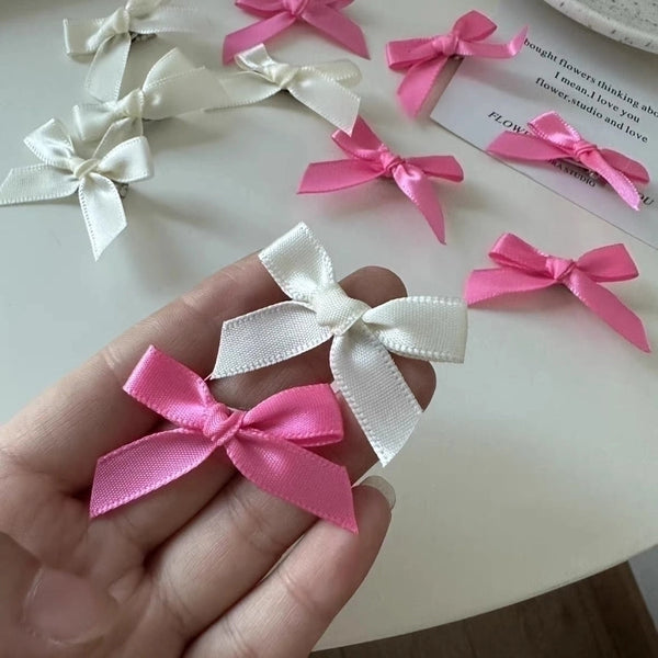 Women's Sweet Simple Style Bow Knot Cloth Hair Clip