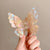 Women's Sweet Simple Style Butterfly Arylic Hair Claws