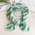 Women's Sweet Simple Style Color Block Cotton And Linen Printing Scarf