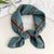 Women's Sweet Simple Style Color Block Cotton And Linen Printing Scarf