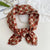 Women's Sweet Simple Style Color Block Cotton And Linen Printing Scarf