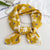 Women's Sweet Simple Style Color Block Cotton And Linen Printing Scarf