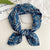 Women's Sweet Simple Style Color Block Cotton And Linen Printing Scarf