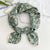 Women's Sweet Simple Style Color Block Cotton And Linen Printing Scarf