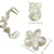 Women's Sweet Simple Style Flower Plastic Hair Clip