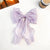 Women's Sweet Simple Style Solid Color Gauze Hair Clip