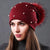 Women's Sweet Simple Style Solid Color Pom Poms Eaveless Beanie Hat