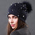 Women's Sweet Simple Style Solid Color Pom Poms Eaveless Beanie Hat