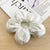 Women's Sweet Simple Style Solid Color Pu Leather Synthetic Fibre Hair Tie