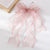 Women's Sweet Solid Color Bow Knot Cloth Hair Clip