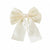 Women's Sweet Solid Color Bow Knot Cloth Handmade Hair Clip