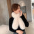 Women's Sweet Solid Color Imitation Fur Scarf